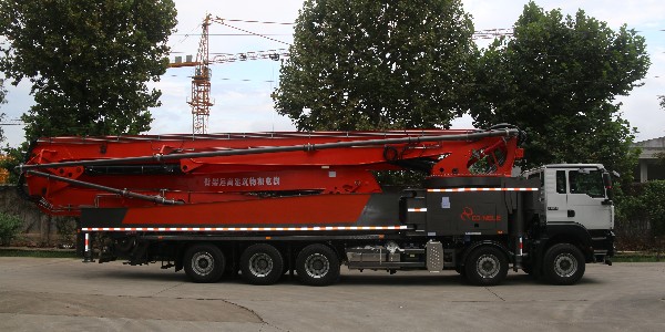 科尼樂70米混凝土泵車以下5點施工優(yōu)勢，工地打灰離不開