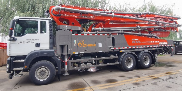 泵車臂架布料狀態是什么樣